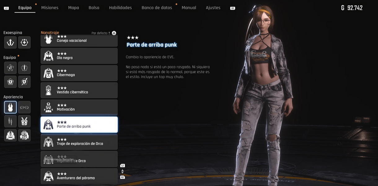 Stellar Blade - Trajes - Areajugones