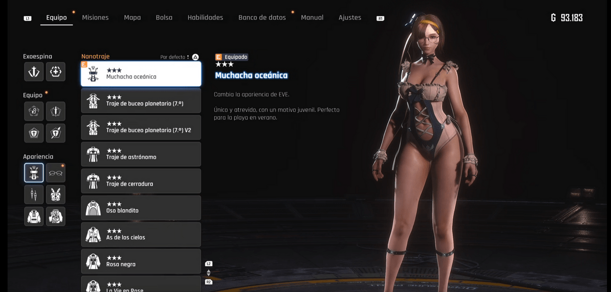 Stellar Blade - Trajes - Areajugones