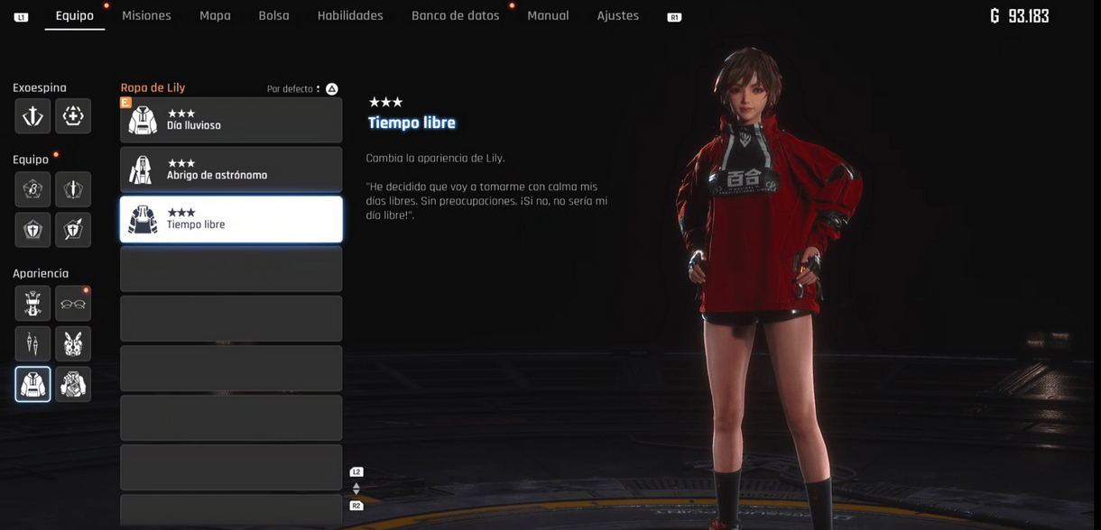 Stellar Blade - Trajes - Areajugones