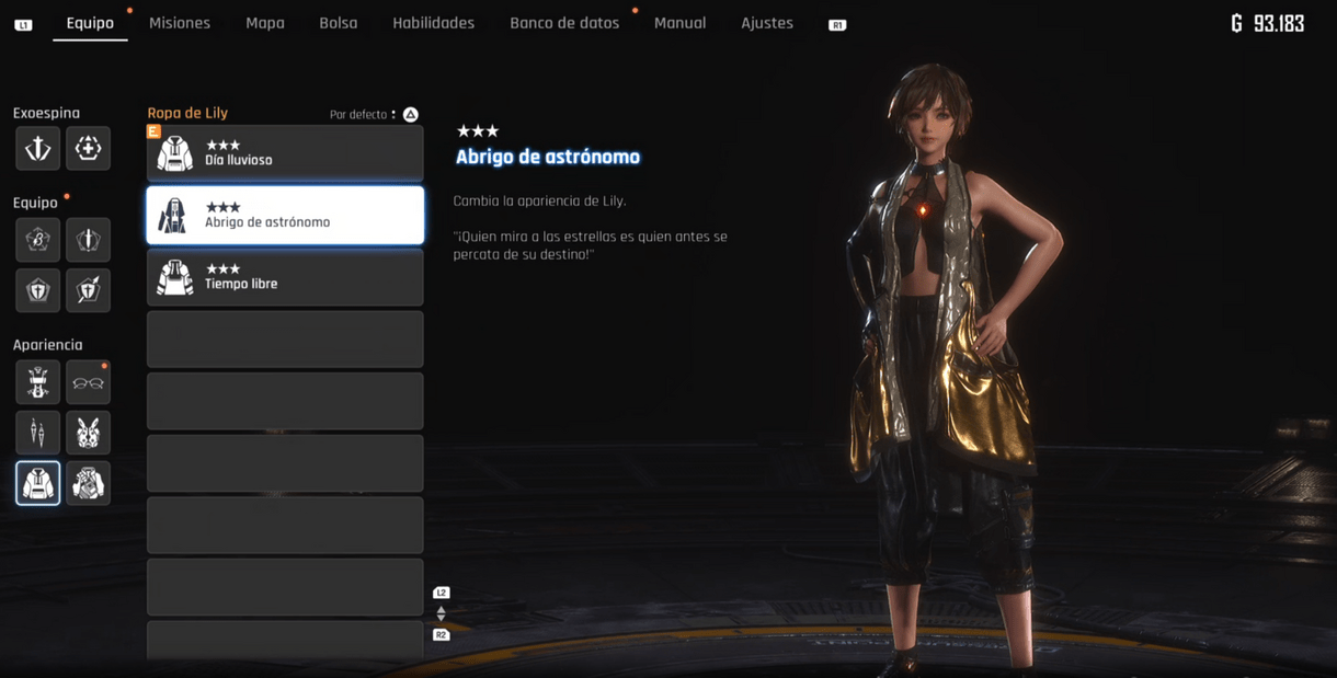 Stellar Blade - Trajes - Areajugones