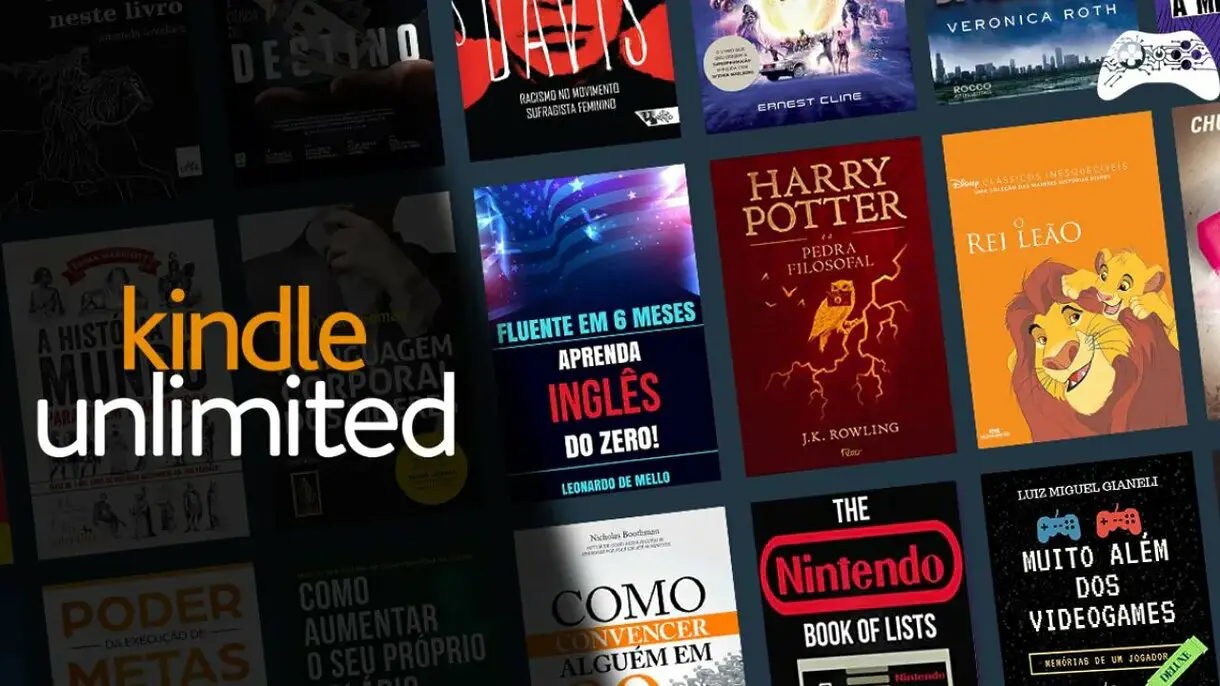 Portada de la suscripción Kindle Unlimited de Amazon. 
