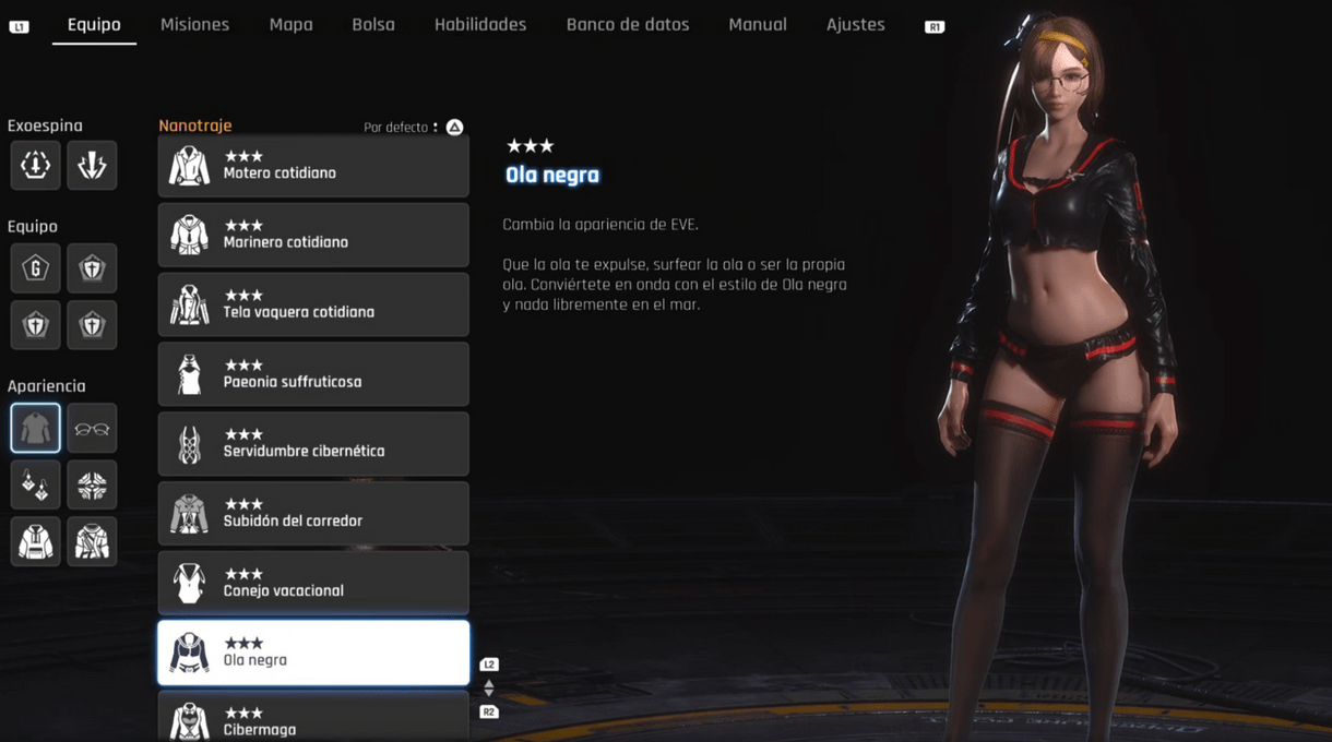 Stellar Blade - Trajes - Areajugones