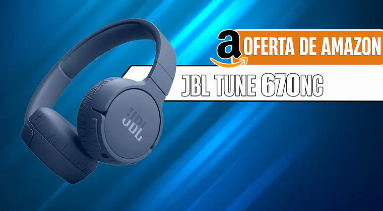Imagen de JBL Auriculares Tune con cancelación de ruido, rebajados un 42% en Amazon