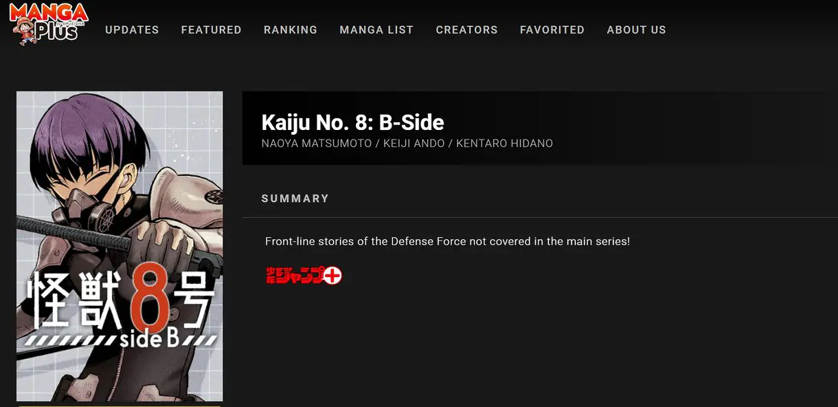 spin-off de Kaiju No. 8