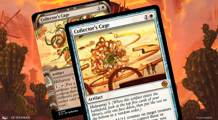 Imagen de Presentamos en exclusiva la Collector’s Cage en Forajidos de Cruce de Truenos, la próxima expansión de Magic The Gathering