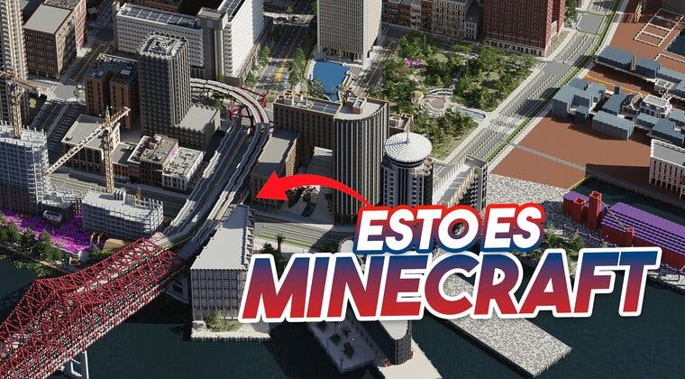 Imagen de Más de 6 años de trabajo para construir esta ciudad increíblemente realista en Minecraft