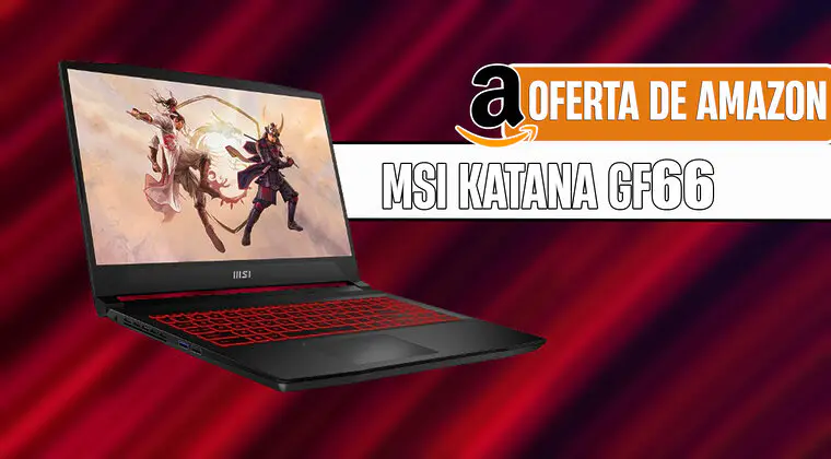 Imagen de Portátil gaming MSI Katana rebajado casi 200 euros