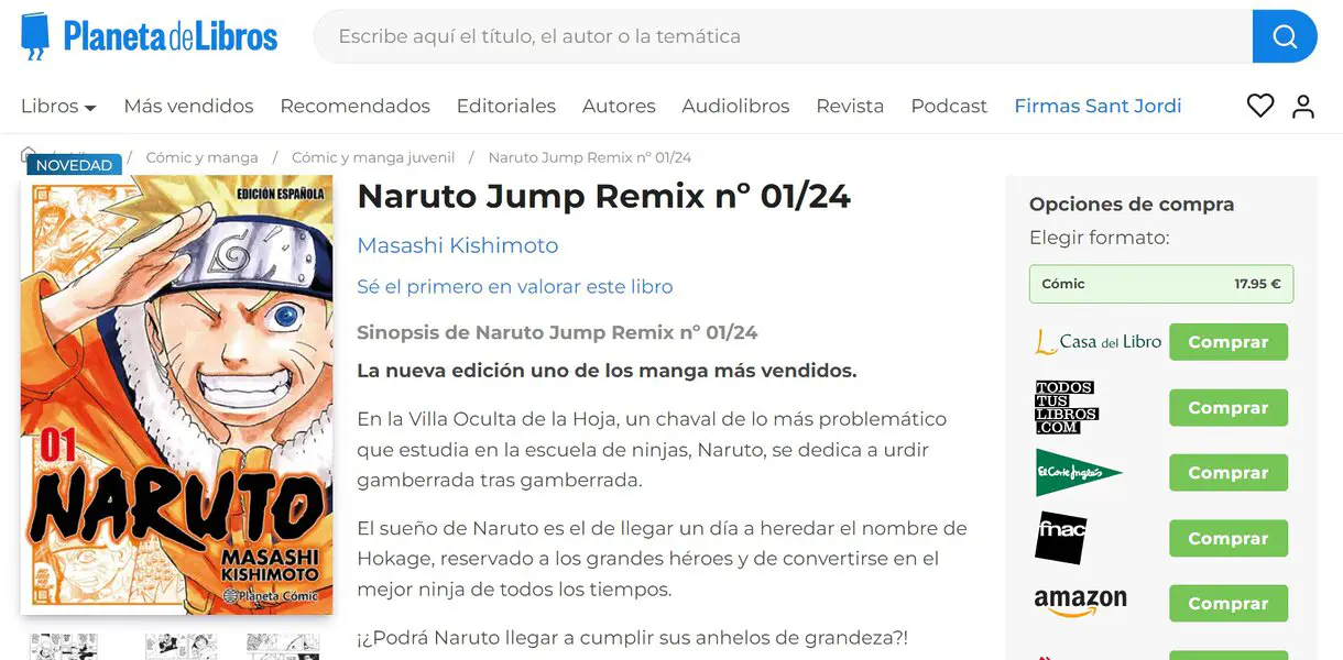 planeta cómic web