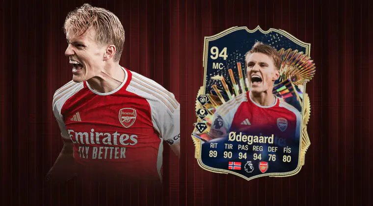 Imagen de EA Sports FC 24: ¿Merece la pena Martin Odegaard TOTS? (Carta SBC)