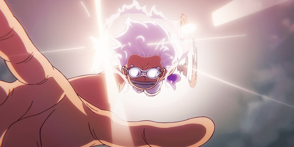 Luffy con su Gear 5
