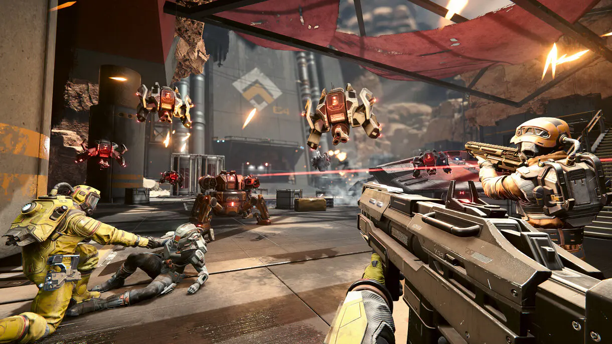 Jump Ship es un shooter en primera persona