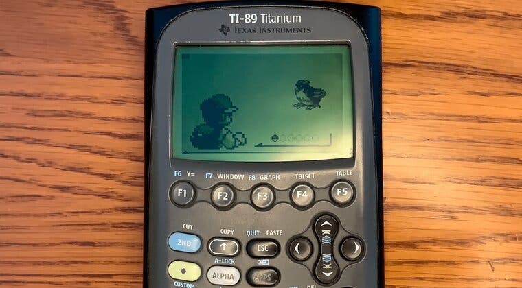 Imagen de Logran jugar a Pokémon en una calculadora de hace más de 20 años