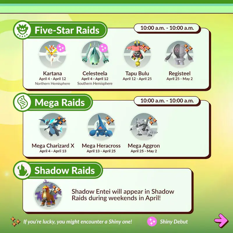Pokemon GO incursiones abril 2024