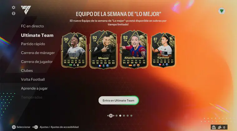 Imagen de EA Sports FC 24: cartas que regresan a los sobres con el inicio de TOTS Warm Up Series