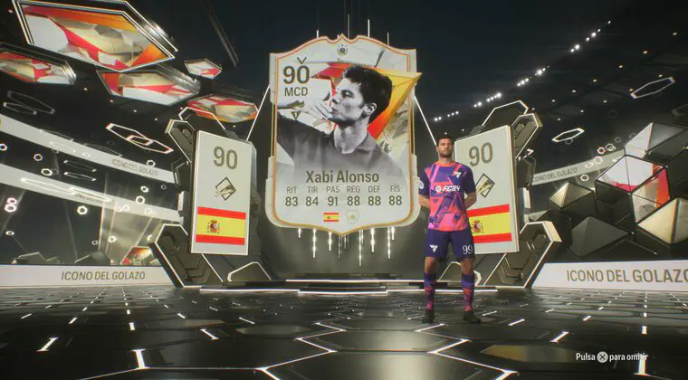 Imagen de EA Sports FC 24: review de Xabi Alonso Icono del GOLAZO 90. ¿Gran carta pese a ser free to play?