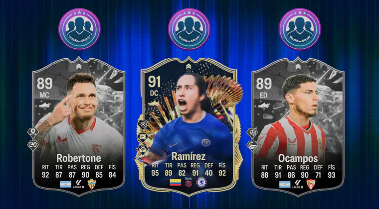 Imagen de EA Sports FC 24: ¿Merecen la pena Ramírez TOTS Live y los Showdown de Ocampos y Robertone?