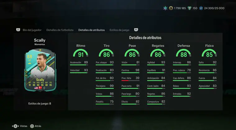 Imagen de EA Sports FC 24: ¿Merece la pena Joe Scally Moments? (Jugador SBC)