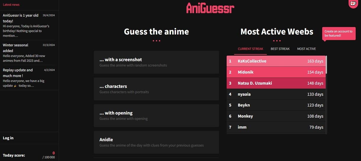 juego anime navegador