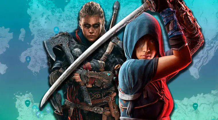 Imagen de Assassin's Creed Shadows revela el tamaño de su mapa, y seguirá la estela de Valhalla
