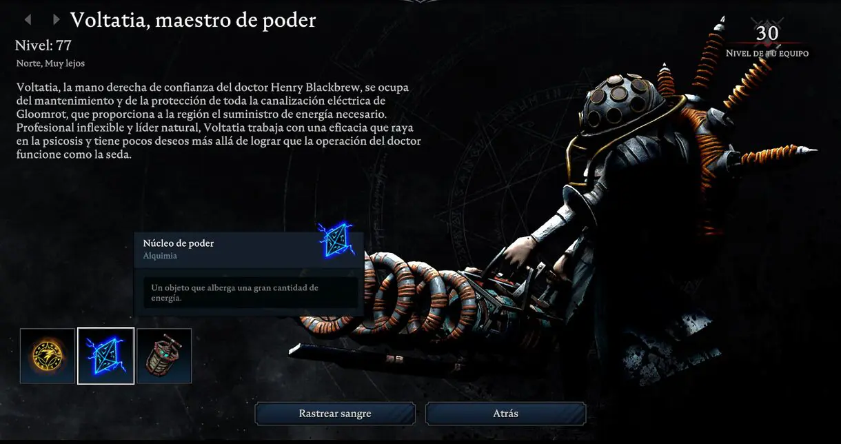 Cómo conseguir Núcleos de poder en V Rising