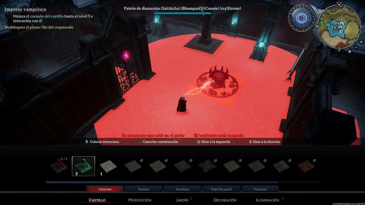 Cómo reubicar un Castillo en V Rising