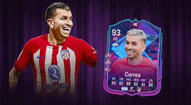 Imagen de EA Sports FC 24: ¿Merece la pena Ángel Correa Flashback? (Jugador SBC)