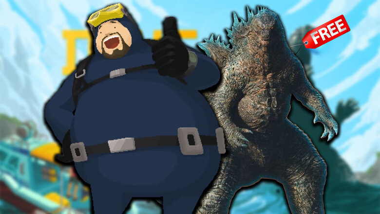 DAVE THE DIVER DLC de GODZILLA