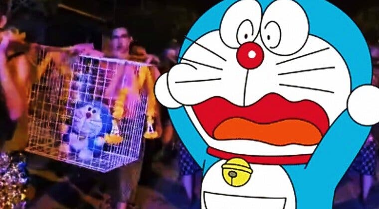 Imagen de Convierten a Doraemon en el 'sacrificio' de un ritual para hacer llover en Tailandia