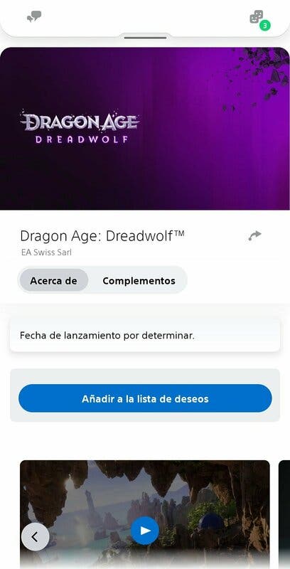 Dragon Age: Dreadwolf filtra su página de reserva