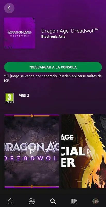 Dragon Age: Dreadwolf filtra su página de reserva
