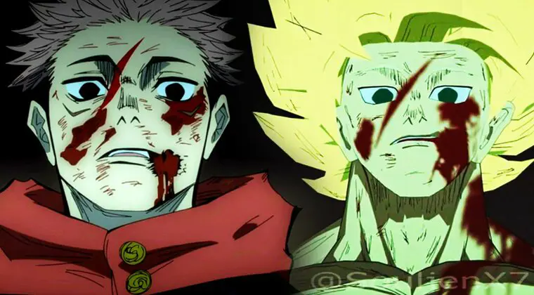 Imagen de Fusionan a Dragon Ball y Jujutsu Kaisen para recrear la famosa escena del 'Yo soy tú'