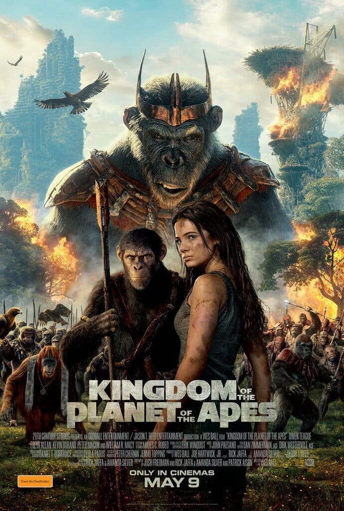 el reino del planeta de los simios poster