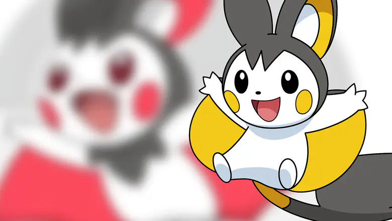 Emolga rediseñado de tipo Siniestro