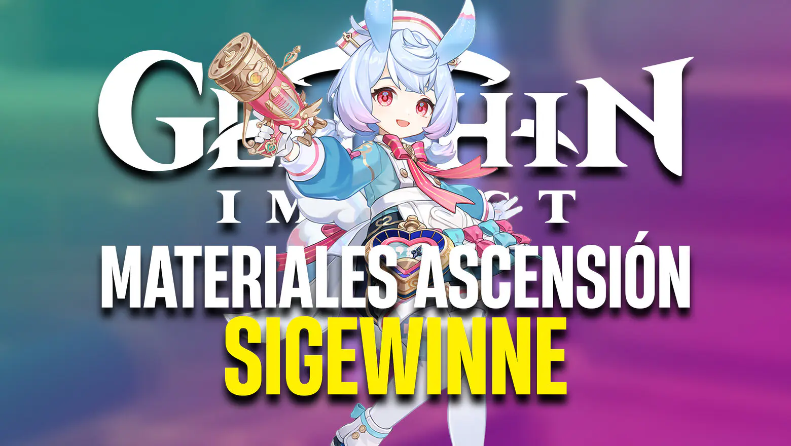 genshin impact materiales ascensión sigewinne