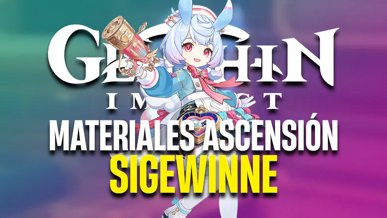 genshin impact materiales ascensión sigewinne