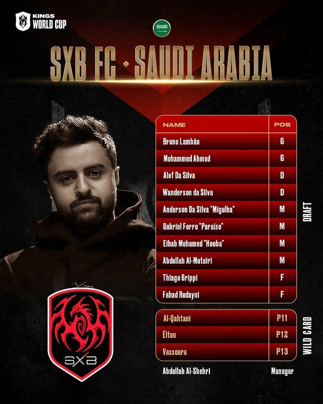 SXB FC - Arabia Saudita kings world cup