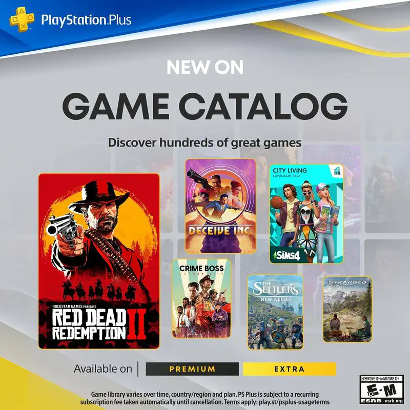 Los juegos de mayo de PS plus Extra y Premium