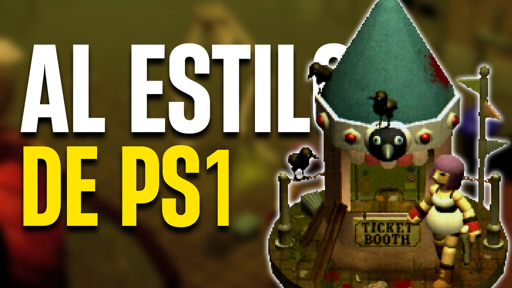 Imagen de Crow Country junto al texto Al estilo de PS1
