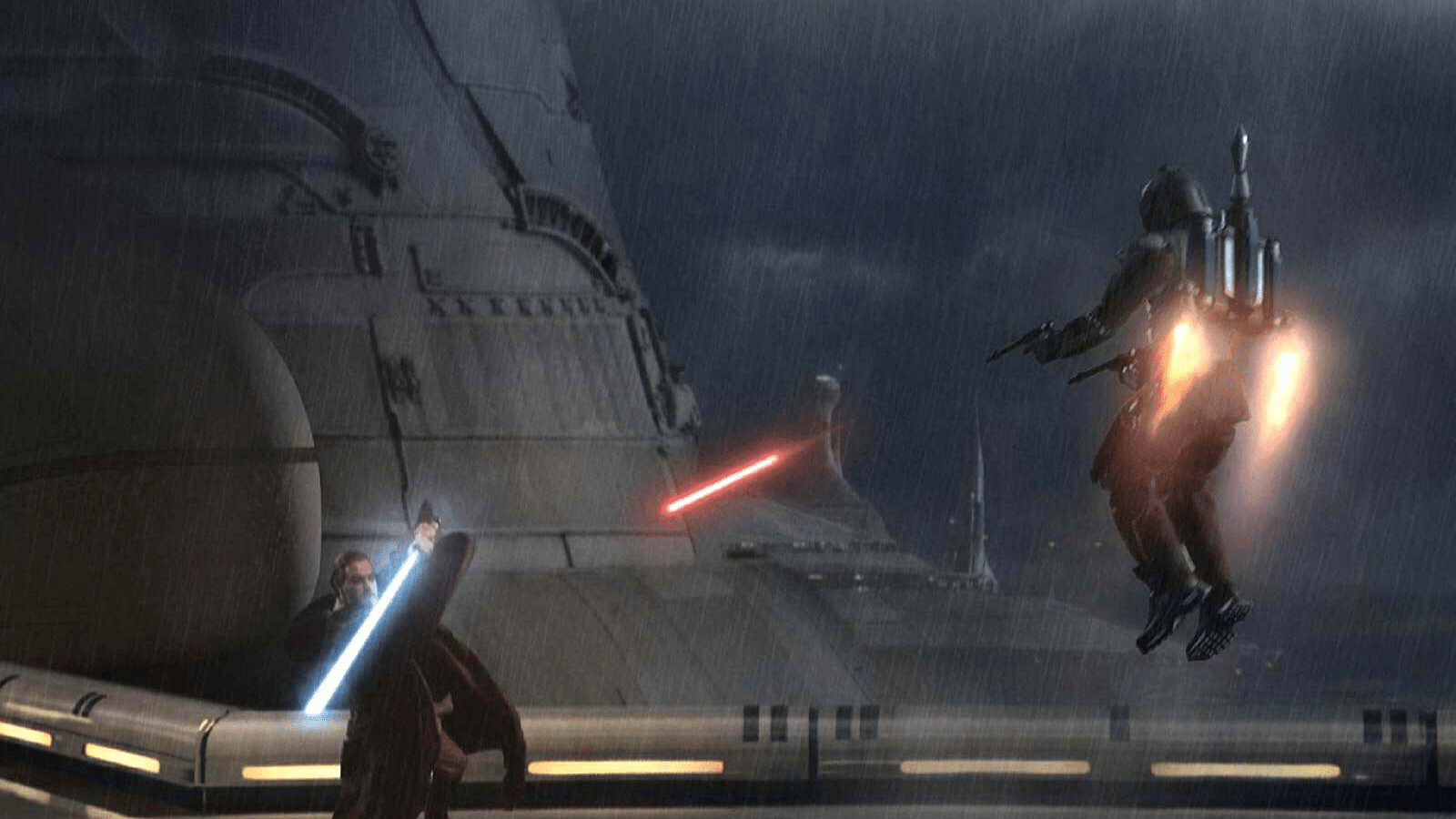 Jango vs Obi-Wan