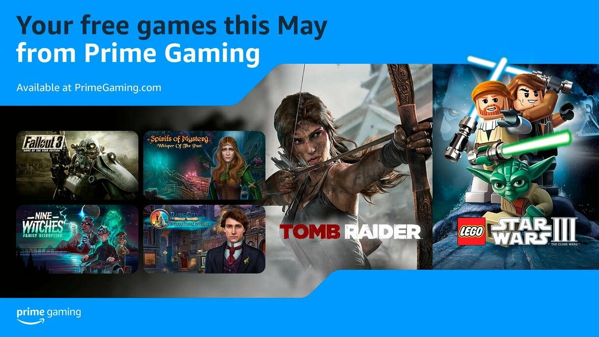 Amazon Prime Gaming revela su lista de juegos de mayo