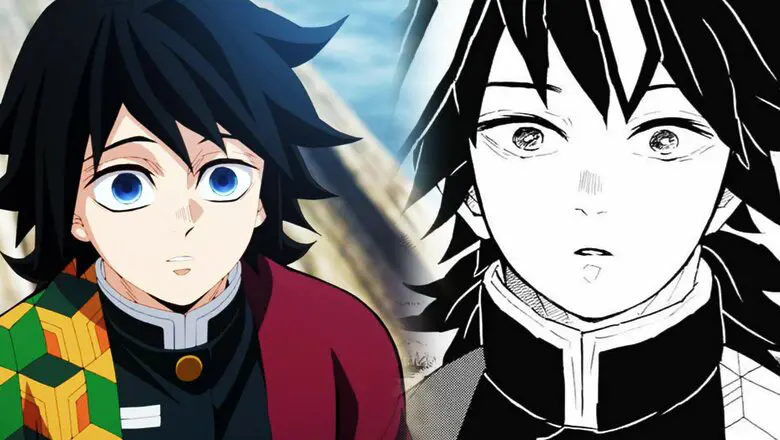 kimetsu no yaiba comapracion anime manga (1)