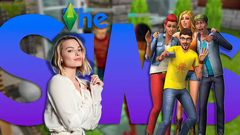 los sims y margot robbie pelicula