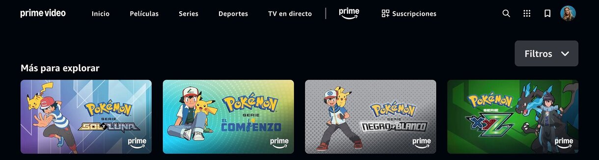 Pokemon en Prime Video
