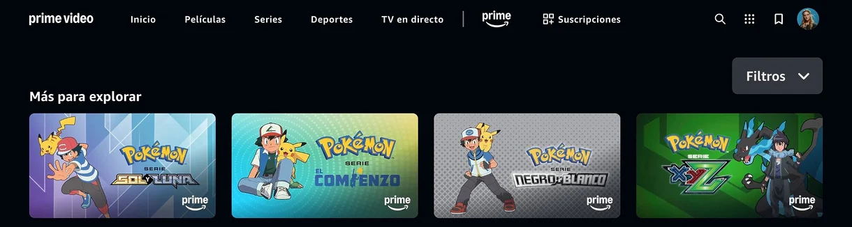 Pokemon en Prime Video