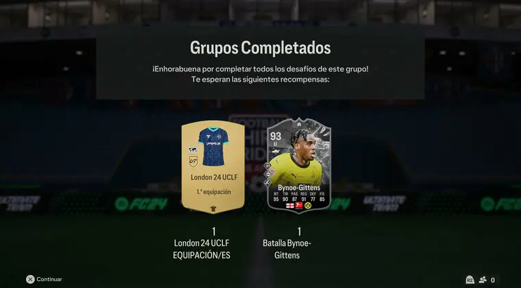 Imagen de EA Sports FC 24: review de Bynoe-Gittens Showdown. ¿Asequible pero interesante?