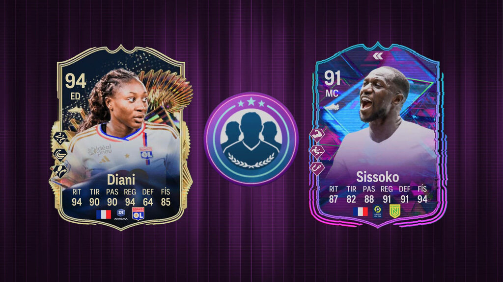 portada diani tots y sissoko flashback ea sports fc 24