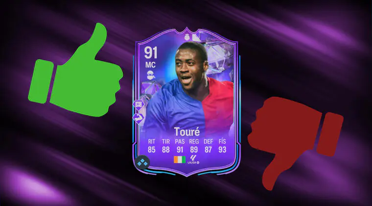 Imagen de EA Sports FC 24: review de Yaya Touré Héroe del Fantasy FC. ¿"Barato" pero útil?