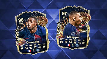 Imagen de EA Sports FC 24: estarían saliendo muchos Mbappé y Dembélé TOTS en las recompensas de Champions