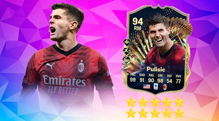 Imagen de EA Sports FC 24: review de Pulisic TOTS. ¿Carta top por un precio "bajo"?