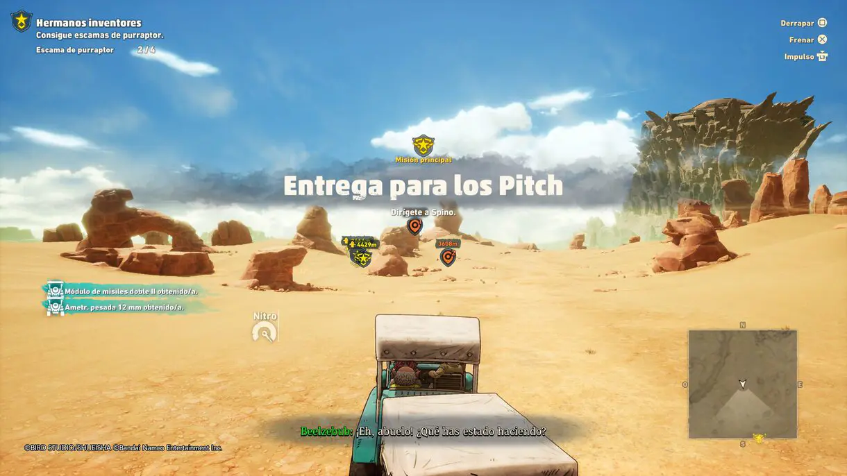 Sand Land - guía - Areajugones